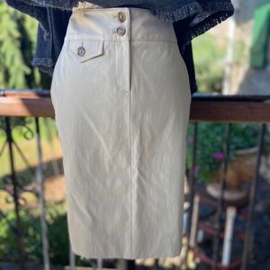 Karen Millen khaki pencil skirt